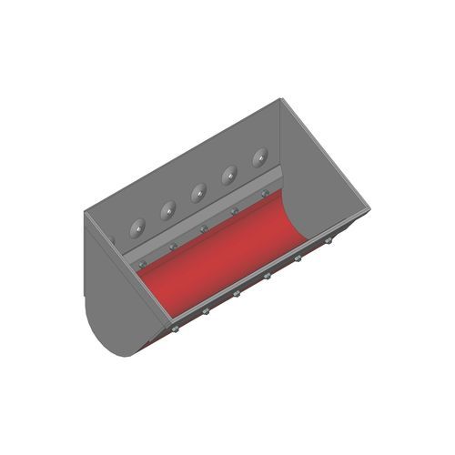 Godet d'élévateur en inox - MEXGOS Sp. z o.o. - en caoutchouc / pour charges lourdes / industriel