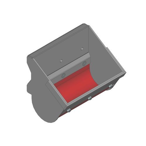 Godet d'élévateur en polyéthylène - MEXGOS Sp. z o.o. - en inox / en caoutchouc / pour charges lourdes