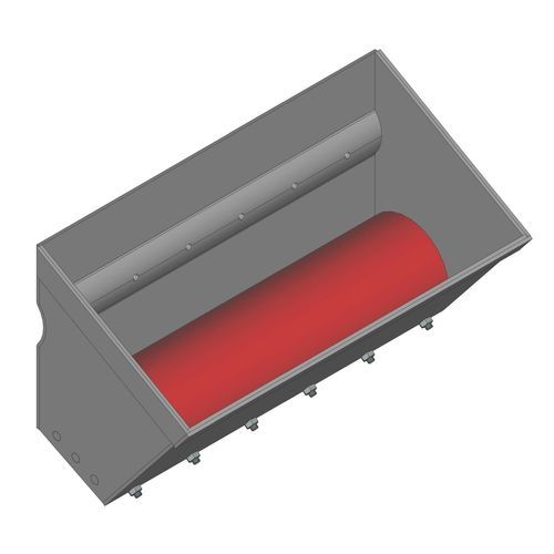 Godet d'élévateur en inox - MEXGOS Sp. z o.o. - en caoutchouc / pour forte charge / industriel