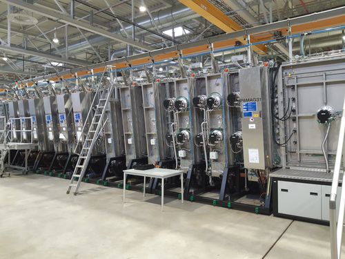 Machine de dépôt par pulvérisation cathodique en ligne - Leybold A1700V-7 - Avancis