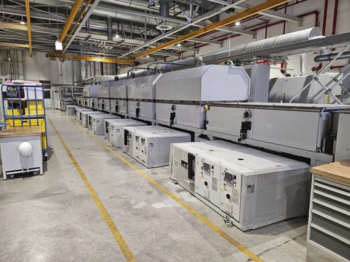 Machine de dépôt par pulvérisation cathodique horizontale en ligne - Singulus Sputter I - Avancis