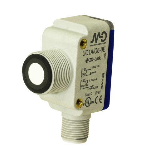 Capteur à ultrasons à réflexion directe - UQ  series - DATASENSING - en acier inoxydable / avec interface IO-Link