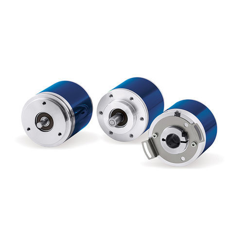 Codeur rotatif absolu - AMT58-S06-13x12-M12 - DATASENSING - 12 bits / multitour / RS-422