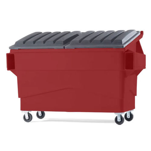 Conteneur à déchets en acier - Schaefer waste - à déchets organiques / pour le recyclage / à 4 roues