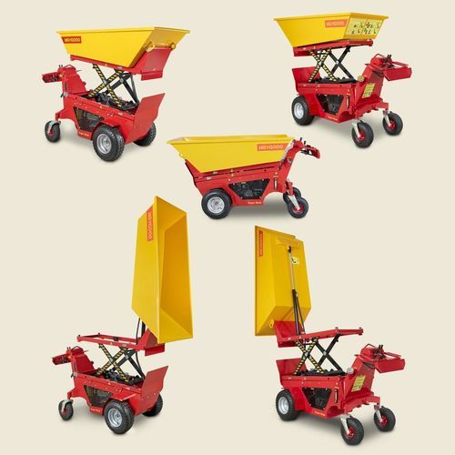 Mini-dumper sur pneus - H1000 'Super Skub' High Tip - HG - 100% ELECTRIC DUMPERS - hydraulique / à moteur essence / à déchargement par l'arrière