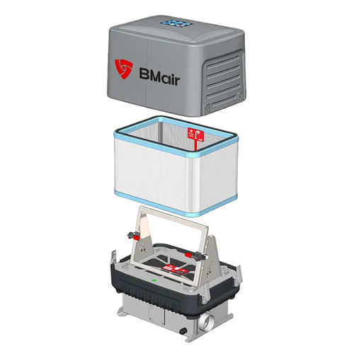 Système de filtration à particules - MAO-3 series - BMAir International BV - à charbon actif / à air / haute efficacité