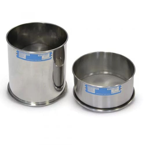 Tamis pour lavage par voie humide - 15-D0160 series - CONTROLS S.p.A. - en maille métallique / en acier inoxydable / pour matériau de construction