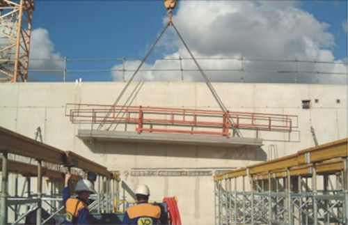 Rambarde galvanisée - COPAC - pour chantier