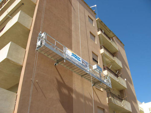 Plateforme de levage - SP 500 T/M - SALERNO PONTEGGI S.R.L. - suspendue / pour chantier
