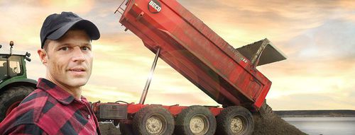 Remorque benne - Maxxim - BV Beco - pour matériel industriel / de chantier / à 2 essieux