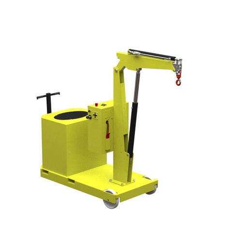 Mini-grue d'atelier forte charge - GZ1000BSE - Flex Lifting Cranes by AxA Group S.r.l. - 1 tonne / télescopique / à contrepoids