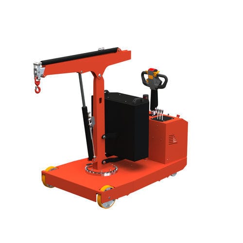 Mini-grue d'atelier 500 kg - FLEX G500SBL - Flex Lifting Cranes by AxA Group S.r.l. - télescopique / à contrepoids / pliante
