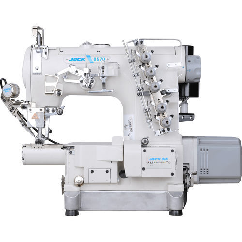 Machine à coudre à point de recouvrement - JK-8670BDII - Jack - à trois aiguilles / à 5 fils / de tissus