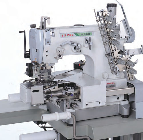 Machine à coudre point de chaînette double - W674 series - Pegasus - à 4 aiguilles / à 5 aiguilles / à 7 fils