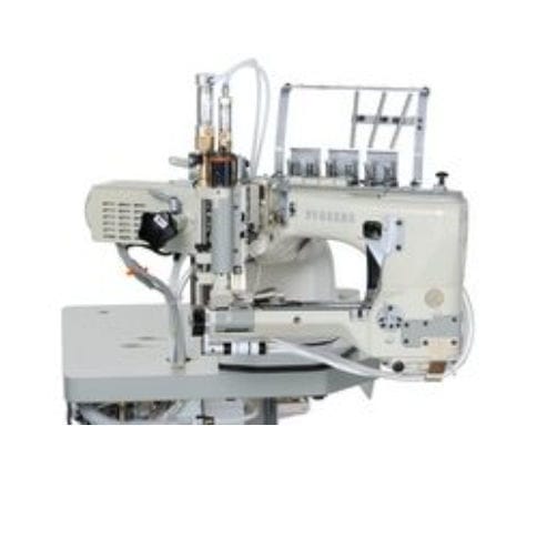 Machine à coudre point de chaînette double - FV series - Pegasus - à trois aiguilles / à 6 fils / de tissus