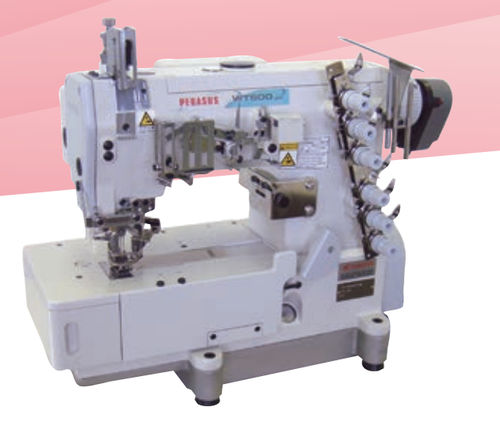 Machine à coudre à point de recouvrement - W(T) series - Pegasus - à trois aiguilles / à 6 fils / de tissus