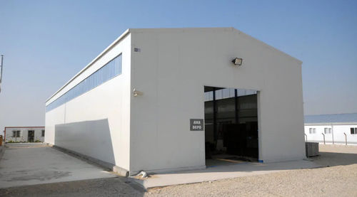 Bâtiment modulaire - Module-t - de stockage / hall de production / couverture en métal