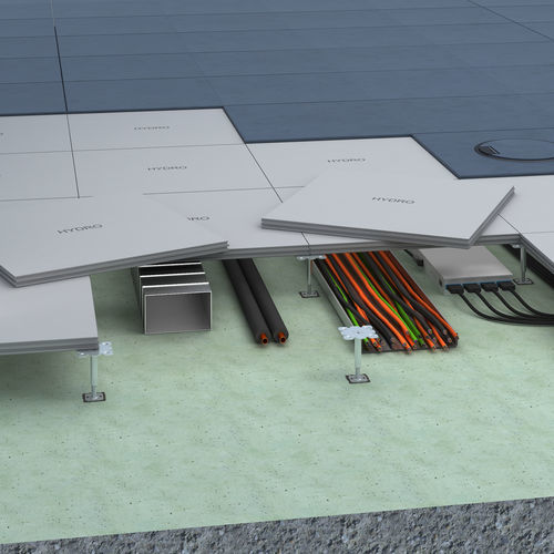 Revêtement de sol en pierre - HYDRO - Lindner Group - acoustique / résistant au feu / résistant à l'eau