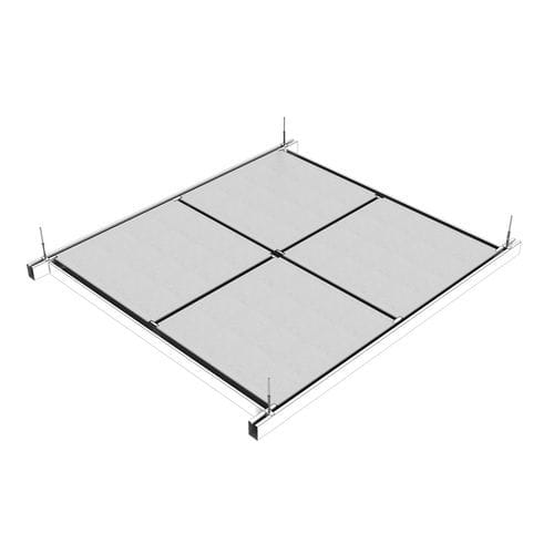 Tôle plate - Line 80S Type 2 - Lindner Group - en acier / pour plafond