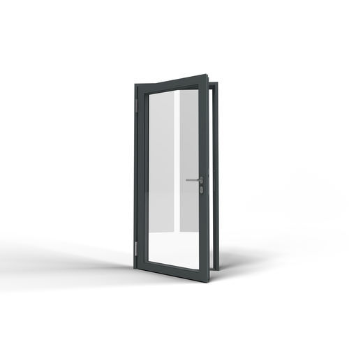 Système de portes en aluminium - ATB 100 - Lindner Group - vitré / pour l'intérieur / de sécurité