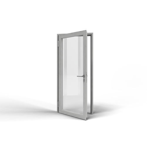 Système de portes en aluminium - GTB 100 - Lindner Group - vitré / pour l'intérieur / de sécurité