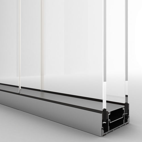 Cloison de bureau - Life Clear - Lindner Group - acoustique / en verre