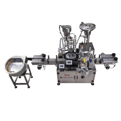 Remplisseuse boucheuse étiqueteuse automatique - T300 Triblock - Onitex Automation d.o.o. - pour applications médicales / pour l'industrie pharmaceutique / pour produits pharmaceutiques