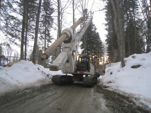Foreuse à tarière continue - HR 260 - MAIT S.p.A. - géotechnique / de pieux de fondation / sur chenilles
