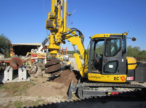 Foreuse à tarière continue - EC 35 - MAIT S.p.A. - géotechnique / de pieux de fondation / sur chenilles