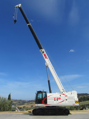 Grue sur chenilles - T35  - MAIT S.p.A. - pour chantier / compacte