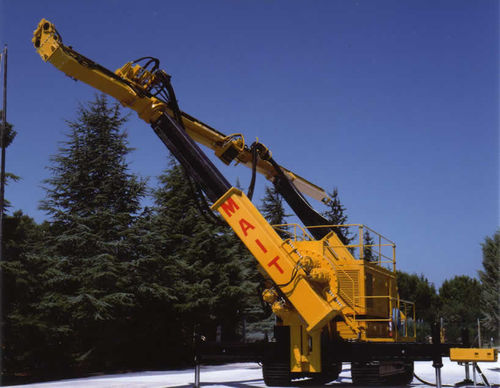 Foreuse de consolidation de tunnel - GEA 550 J - MAIT S.p.A. - de micropieux / sur chenilles / rotative