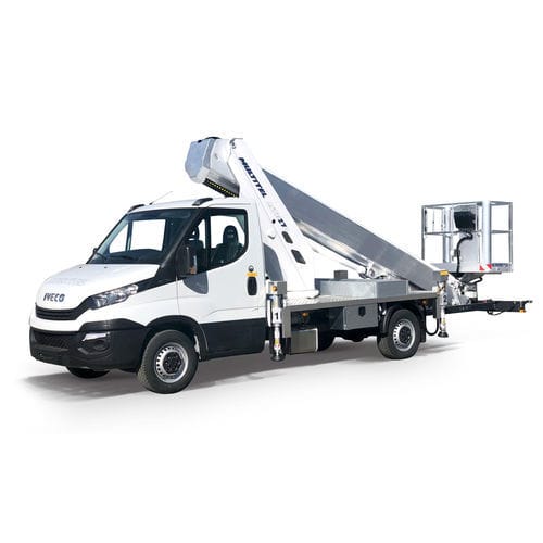 Nacelle télescopique sur camion - MTE 270 EX - Multitel Pagliero S.p.A. - thermique / pour chantier / pour usage extérieur