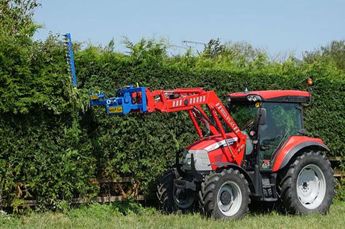 Taille-haie hydraulique - SA1000 - Slanetrac Engineering Ltd. - monté sur tracteur