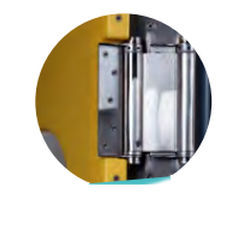 Charnière plate - Schweyer - en acier inoxydable / 180° / de porte