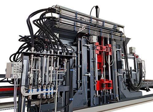 Machine de fabrication de blocs en béton - PRO 1000 - S.R. Prometal - stationnaire