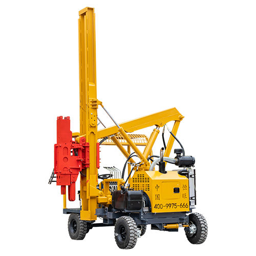 Enfonce-pieux hydraulique - HWH380D - Shandong Hengwang Group Co., Ltd. - pour glissières de sécurité