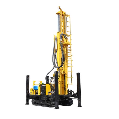 Foreuse de puits géothermiques - HQZ320L - Shandong Hengwang Group Co., Ltd. - de puits d'eau / sur chenilles / rotative