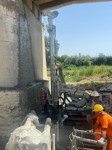 Foreuse sur chenilles - MC 6S - Comacchio - rotative