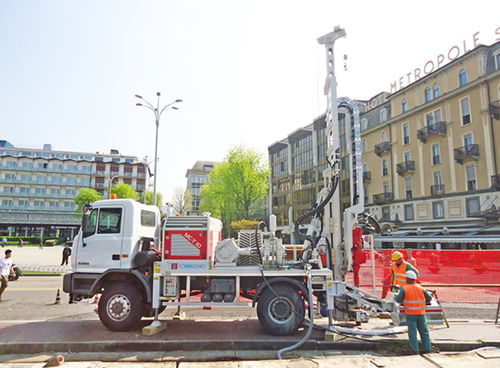 Foreuse sur camion - GEO-T 10 - Comacchio - rotative