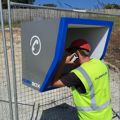Cabine de téléphone - Hushtec - acoustique / pour environnement bruyant