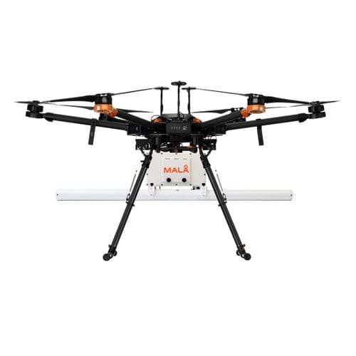 Géoradar pour detection de réseau - GeoDrone 80 - Mala