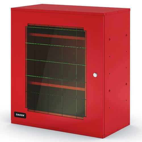 Armoire de protection - Protego - DAKEN SPA - au sol / avec porte transparente / double porte