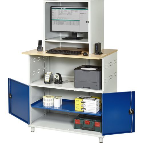 Poste de travail de bureau - 07-1022M5S.11 - RAU - industriel / d'ordinateur / électronique