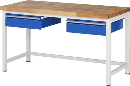 Établi en hêtre - 8002 - RAU - pour atelier / à tiroir / à 2 tiroirs