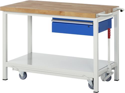 Établi en hêtre - 8001 - RAU - pour atelier / à tiroir / mobile