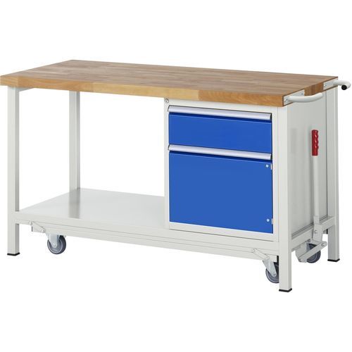 Établi en hêtre - 8152 - RAU - pour atelier / à tiroir / à porte