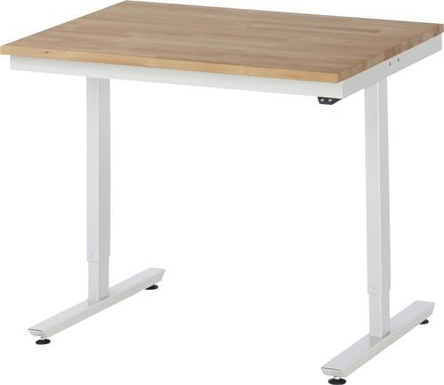 Établi en hêtre - 08-AT-100-080-B - RAU - métallique / à hauteur réglable / électrique