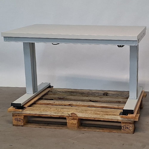 Établi en acier - 08-WT-125-080-HE4-Sch - RAU - industriel / pour atelier / à hauteur réglable