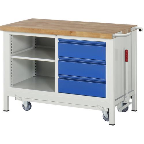 Servante d'atelier 3 tiroirs - 8462 BASIC - RAU