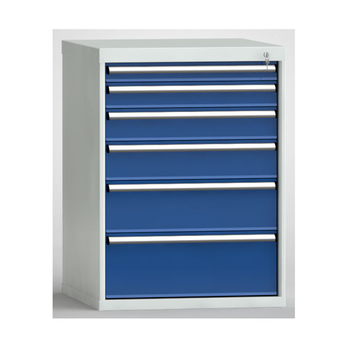 Armoire de stockage - SGB0800-06NP-001 - KLW LUTZ - au sol / à 6 tiroirs / en métal